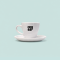 Ffee & Co Espresso Cup and Saucer