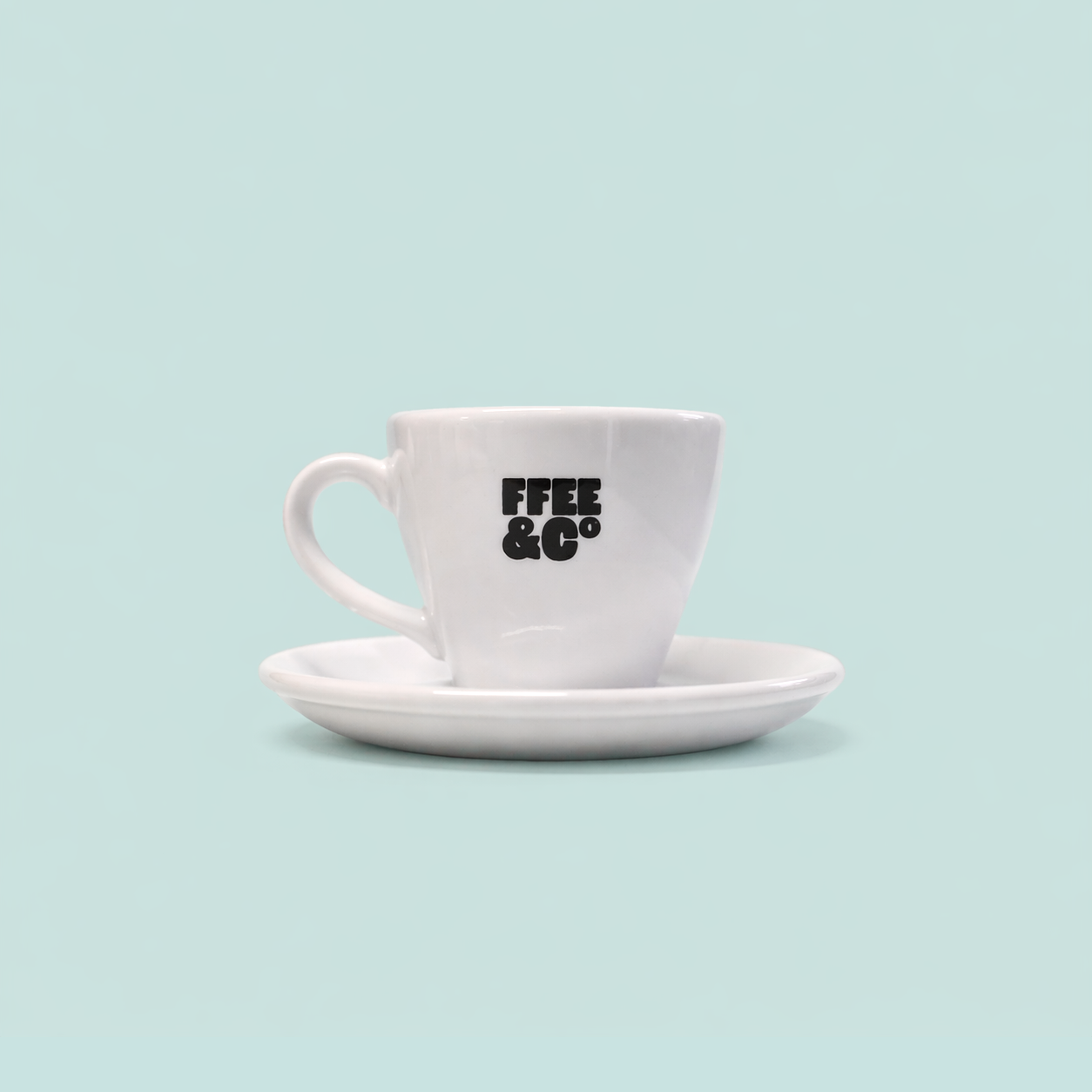 Ffee & Co Espresso Cup and Saucer