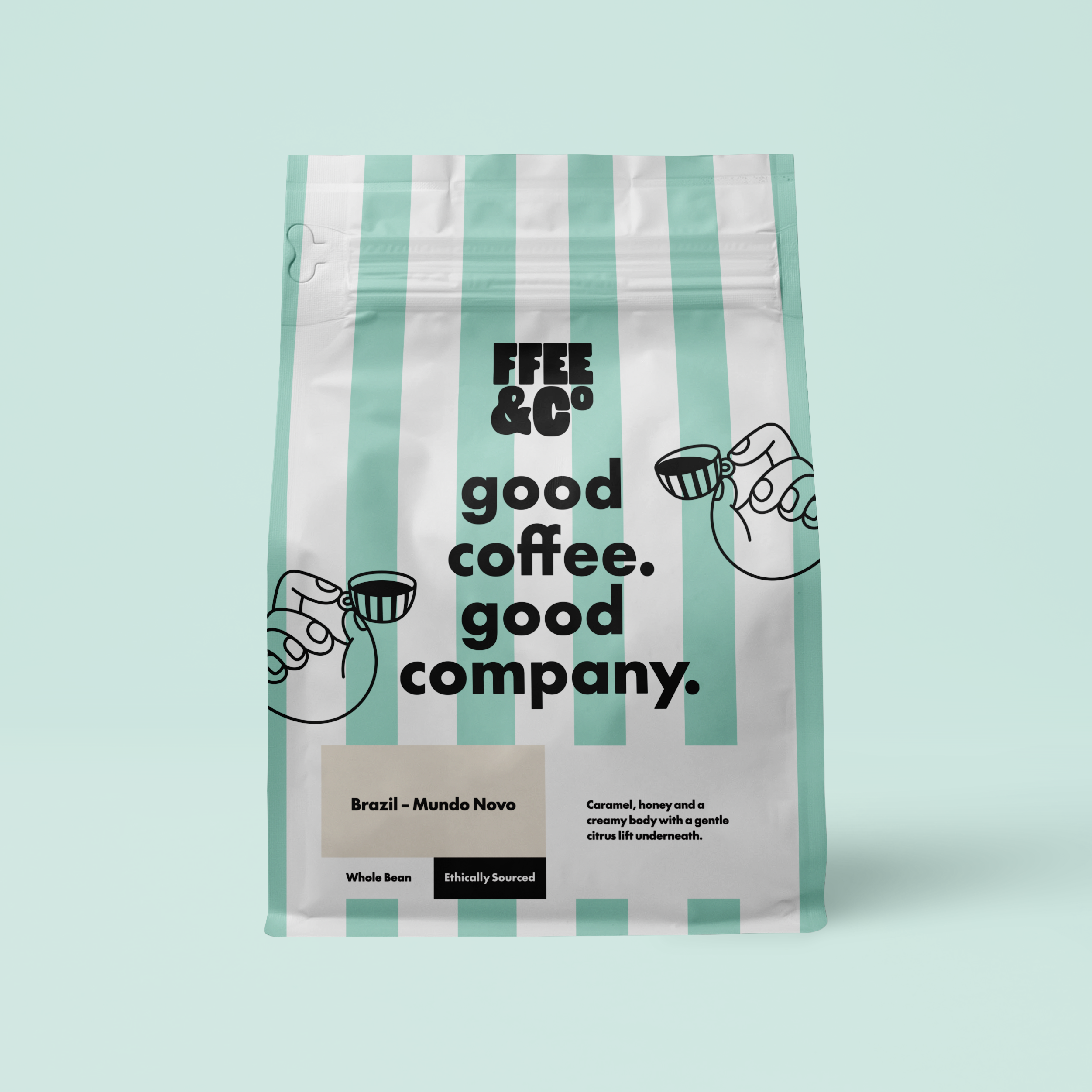 FFee & Co Whole Bean coffee Brazil Mundo Novo